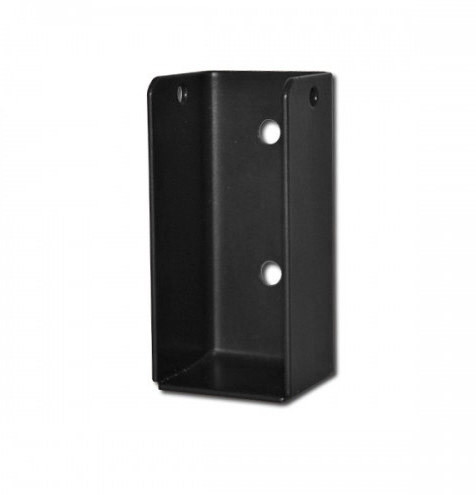 Úchytka jeklu 75x35x30mm zinkovaná černá