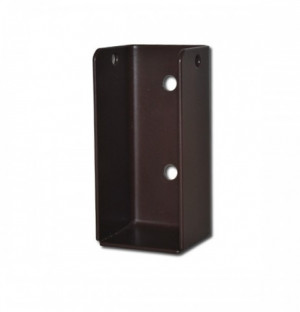 Úchytka jeklu 75x35x30mm zinkovaná hnědá